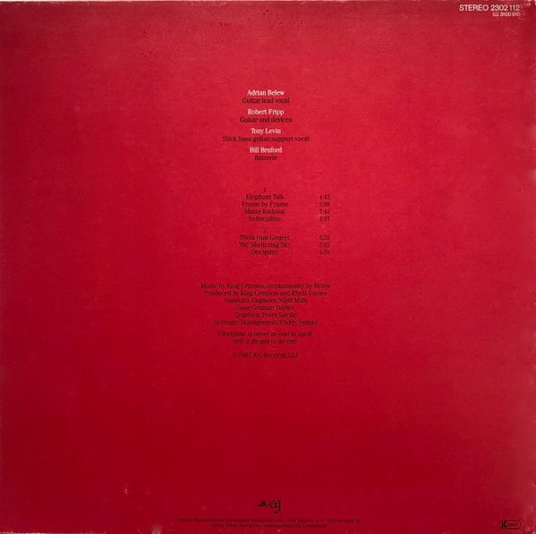 King Crimson - Discipline - Image 2