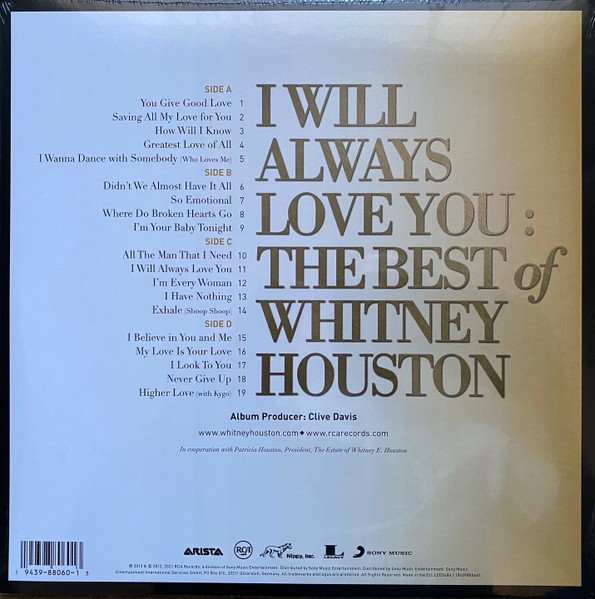 Whitney Houston – I Will Always Love You: The Best Of Whitney Houston - Image 3