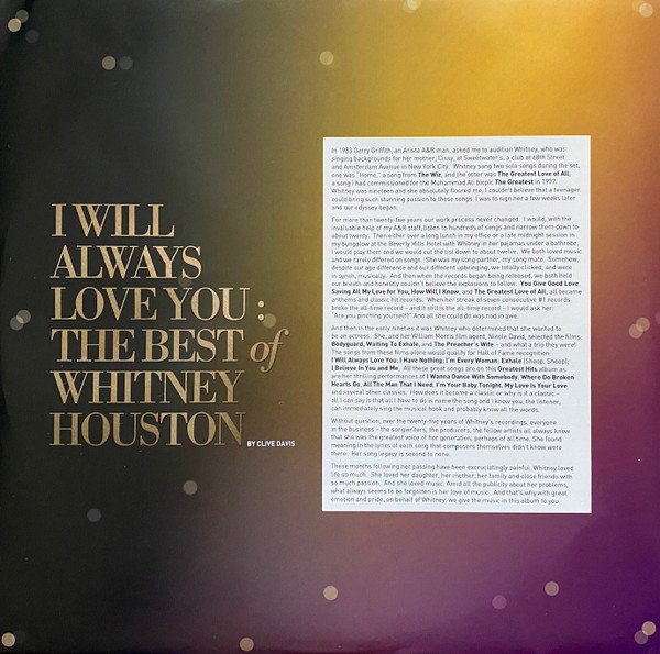 Whitney Houston – I Will Always Love You: The Best Of Whitney Houston - Image 5